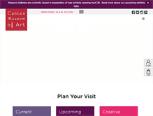 Tablet Screenshot of cantonart.org